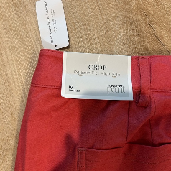 NWT Christopher & Banks Perfect Pant High Rise Cropped size 16 - Picture 7 of 7